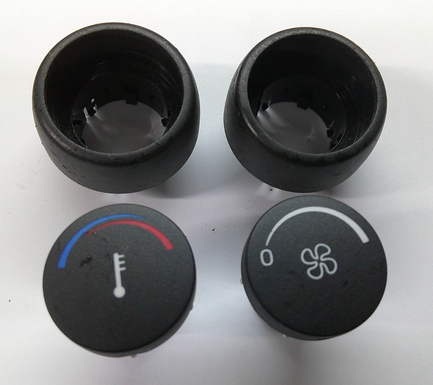 06 - 10 VOLVO S40 C70 V50 OEM AC HEATER HVAC CLIMATE CONTROL KNOB SET FREE SHIP