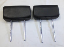 05 - 12 NISSAN ARMADA OEM BLACK LEATHER REAR 3rd ROW HEADREST SET FREE SHIPPING!