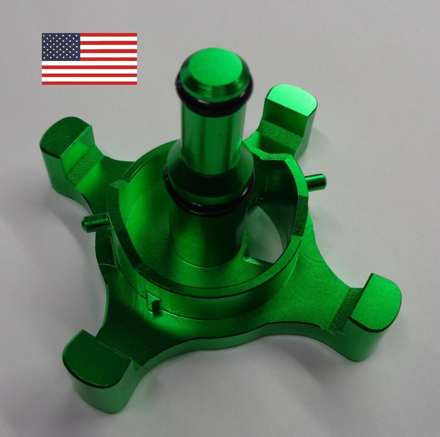 17 18 19 20 Ford Powerstroke Diesel 6.7L Billet Fuel Drain Valve Anodized Metal - RarePartsFinder.Com