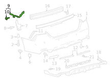 Side Retainer Rear Bumper LH For 18 - 23 Toyota Camry Replaces 52576-06160 - RarePartsFinder.Com