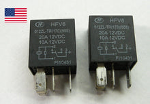 2 pcs HFV6 (012ZL-TR(170)(555) 5 Pin Power Relay 20/10A 12VDC Tested OEM  C3