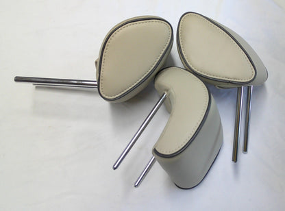 2011 LINCOLN MKZ REAR HEADREST HEAD REST SET LEATHER OEM FREE SHIPPING - RarePartsFinder.Com