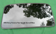 2016 CHEVY TRAVERSE OEM FACTORY YEAR SPECIFIC SUNROOF GLASS PANEL FREE SHIPPING! - RarePartsFinder.Com