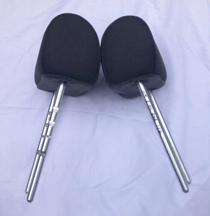 2004 - 2008 FORD F-150 F150 REAR HEADREST HEAD REST SET GRAY CLOTH OEM