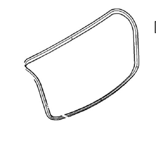 2011 - 2016 Ford Fiesta on Body Trunk Weatherstrip OEM BE8Z-5443720-A W12