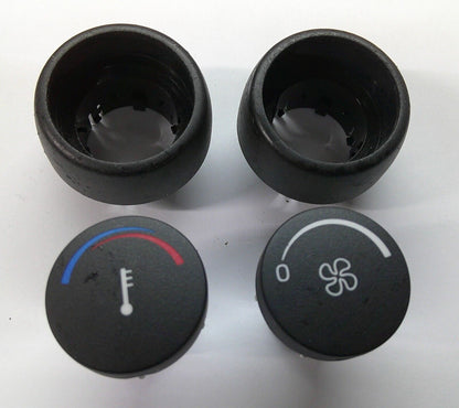 06 - 10 VOLVO S40 C70 V50 OEM AC HEATER HVAC CLIMATE CONTROL KNOB SET FREE SHIP - RarePartsFinder.Com