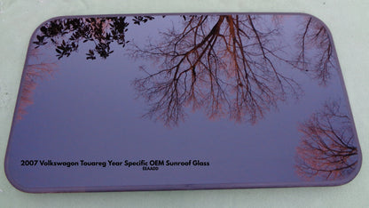 2007 VOLKSWAGON YEAR SPECIFIC TOUAREG OEM FACTORY SUNROOF GLASS PANEL FREE SHIP - RarePartsFinder.Com