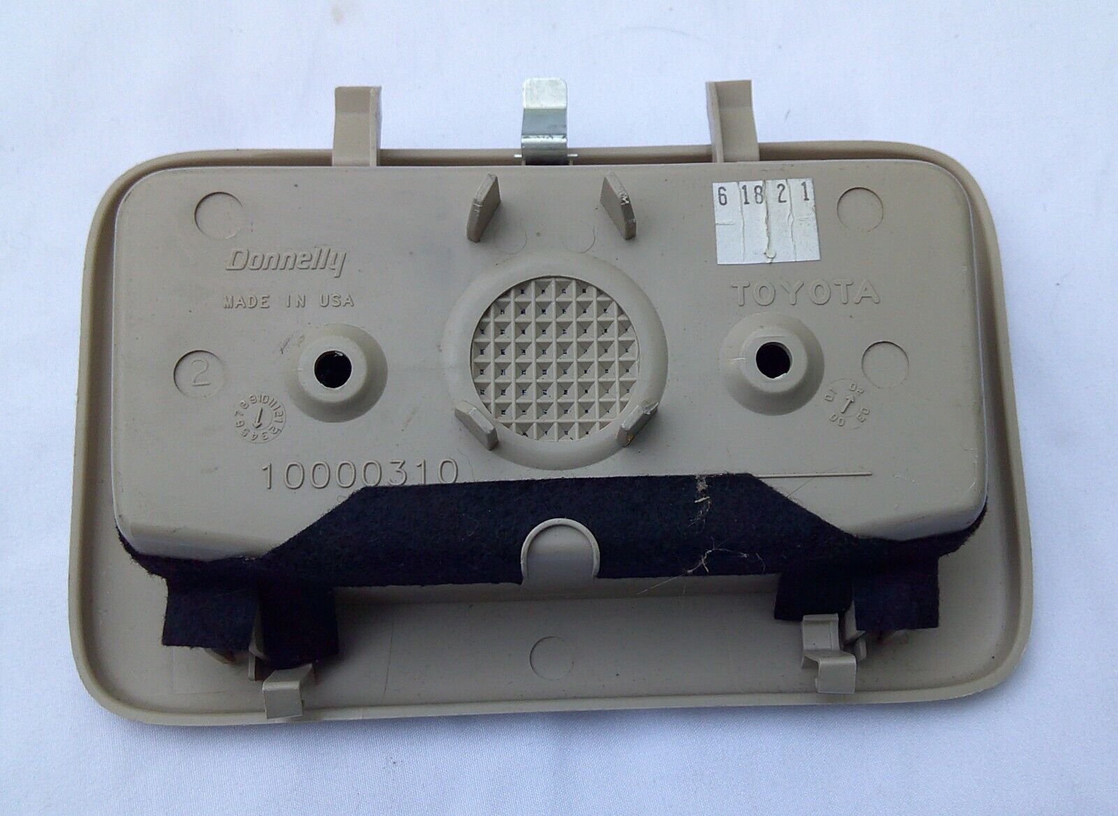 1999 - 2003 TOYOTA SOLARA OVERHEAD SUNGLASS HOLDER CASE TAN ROOF OEM A1 - RarePartsFinder.Com
