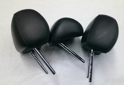 11 - 13 KIA SPORTAGE REAR HEADREST HEAD REST SET BLACK LEATHER OEM