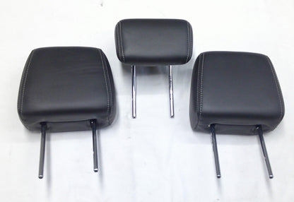 12 - 14 FORD FOCUS OEM BLACK LEATHER REAR LEFT RIGHT HEADREST SET FREE SHIP!