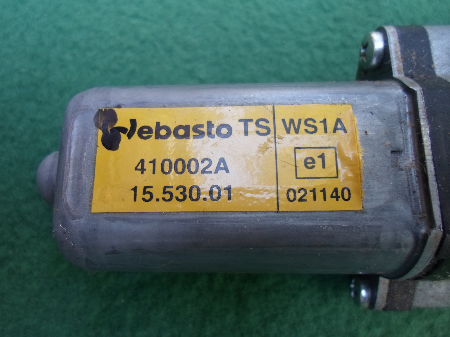 WEBASTO 3200 3400 3430 SOLAIRE AFTERMARKET SUNROOF MOTOR 61NSMR0731200  SM2