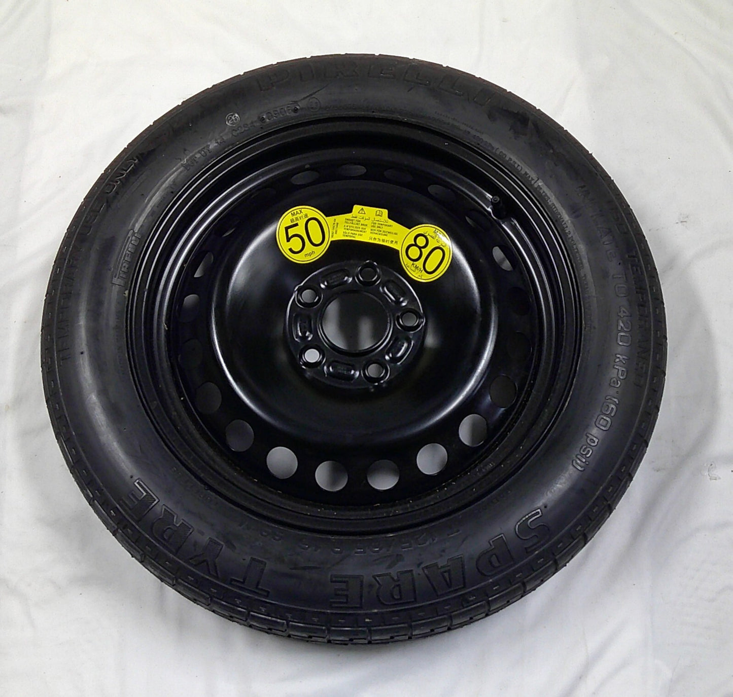 2005 - 2010 Volvo S40 Emergency Spare Tire Wheel Donut OEM - RarePartsFinder.Com