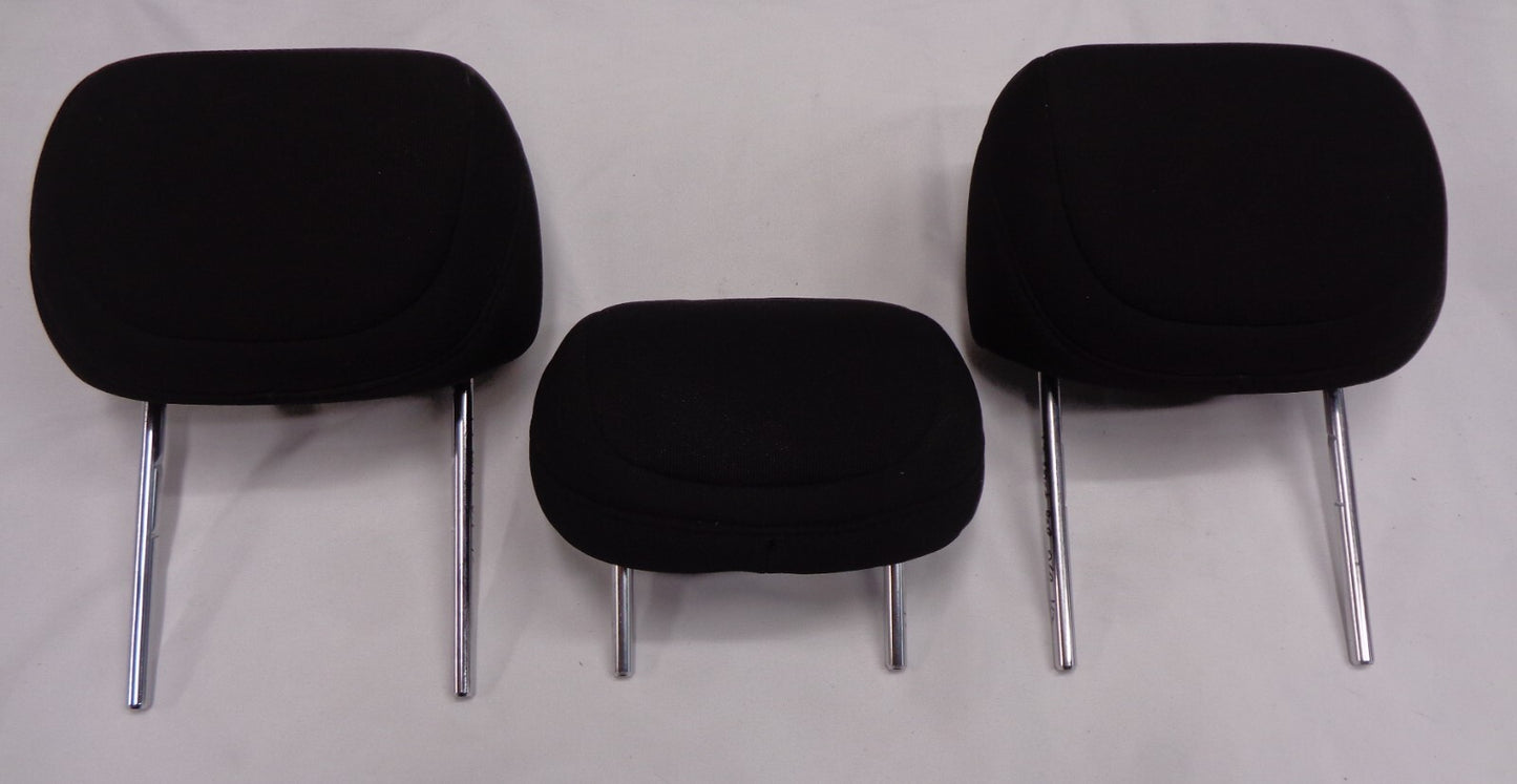 13 - 16  DODGE DART REAR HEADREST HEAD REST SET BLACK CLOTH OEM