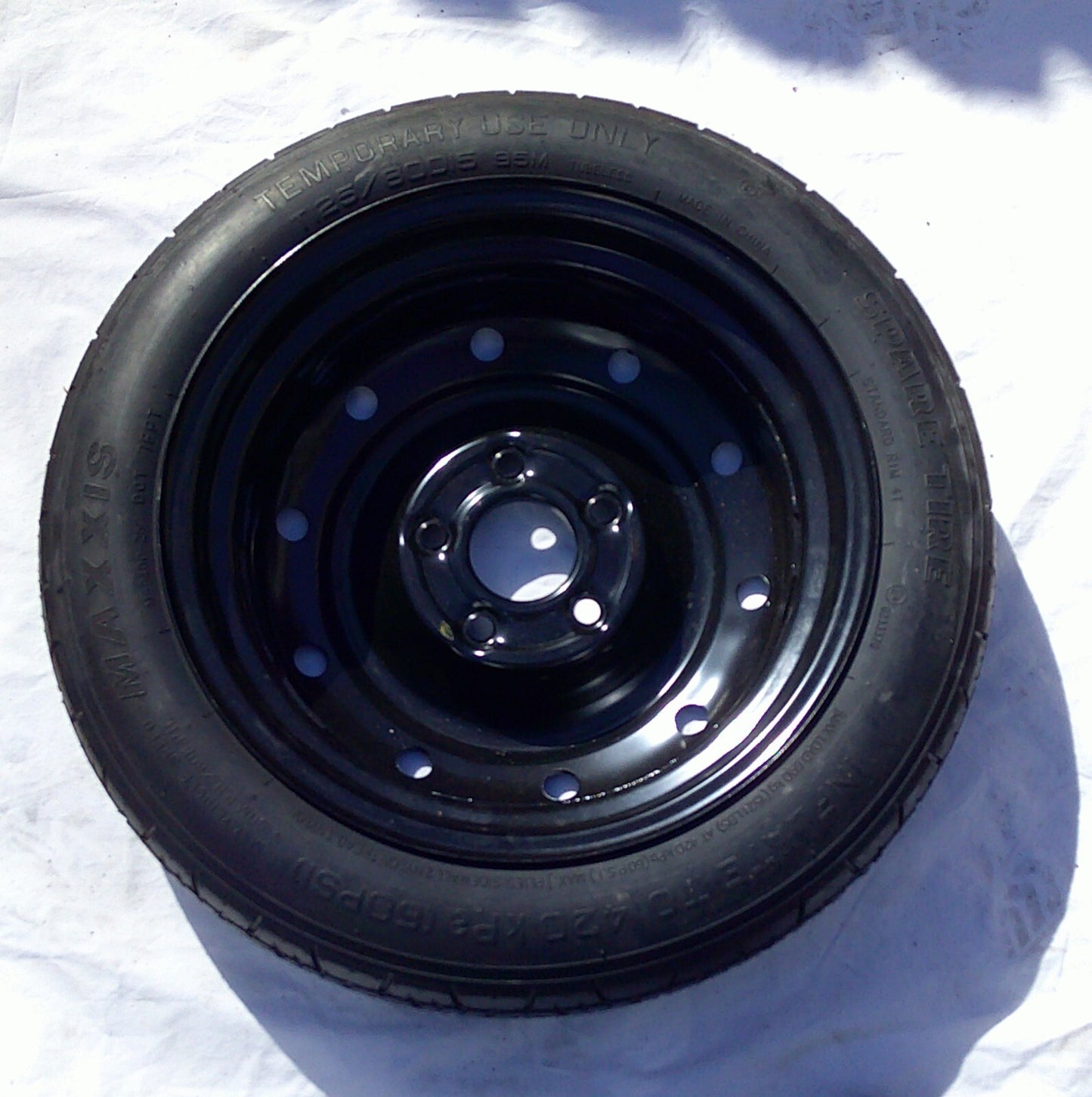 Little Use 06 - 16 Kia Forte Emergency Spare Tire Wheel Donut OEM Free Ship