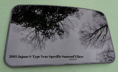 2005 JAGUAR S-TYPE YEAR SPECIFIC OEM FACTORY SUNROOF GLASS FREE SHIPPING! - RarePartsFinder.Com