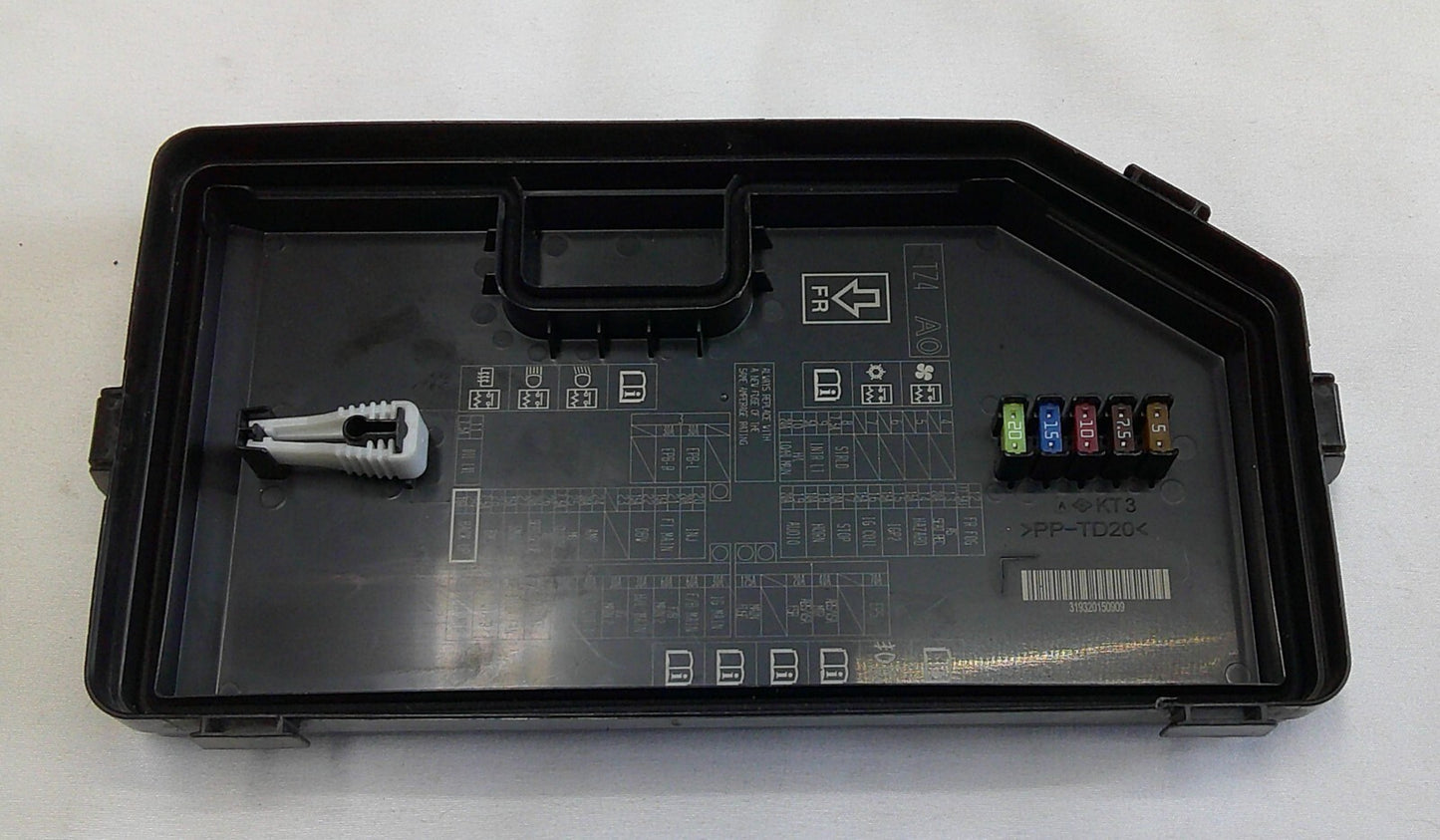 2012 - 2014 Honda CRV FuseBox Fuse Box Relay Cover Lid OEM 	38256-T0A-A01 B9 - RarePartsFinder.Com