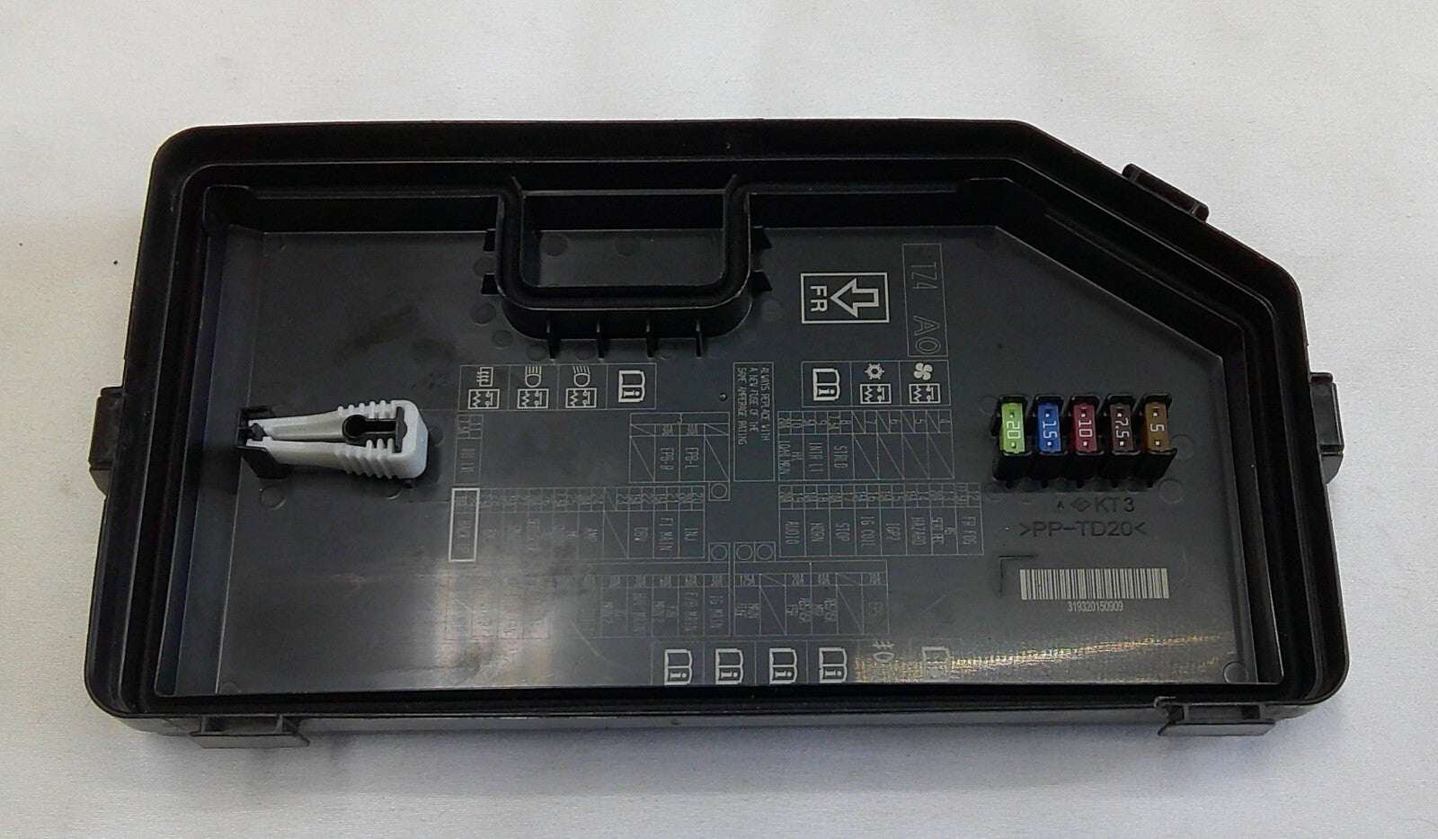 2012 - 2014 Honda CRV FuseBox Fuse Box Relay Cover Lid OEM 	38256-T0A-A01 B9 - RarePartsFinder.Com