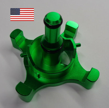 17 18 19 20 Ford Powerstroke Diesel 6.7L Billet Fuel Drain Valve Anodized Metal