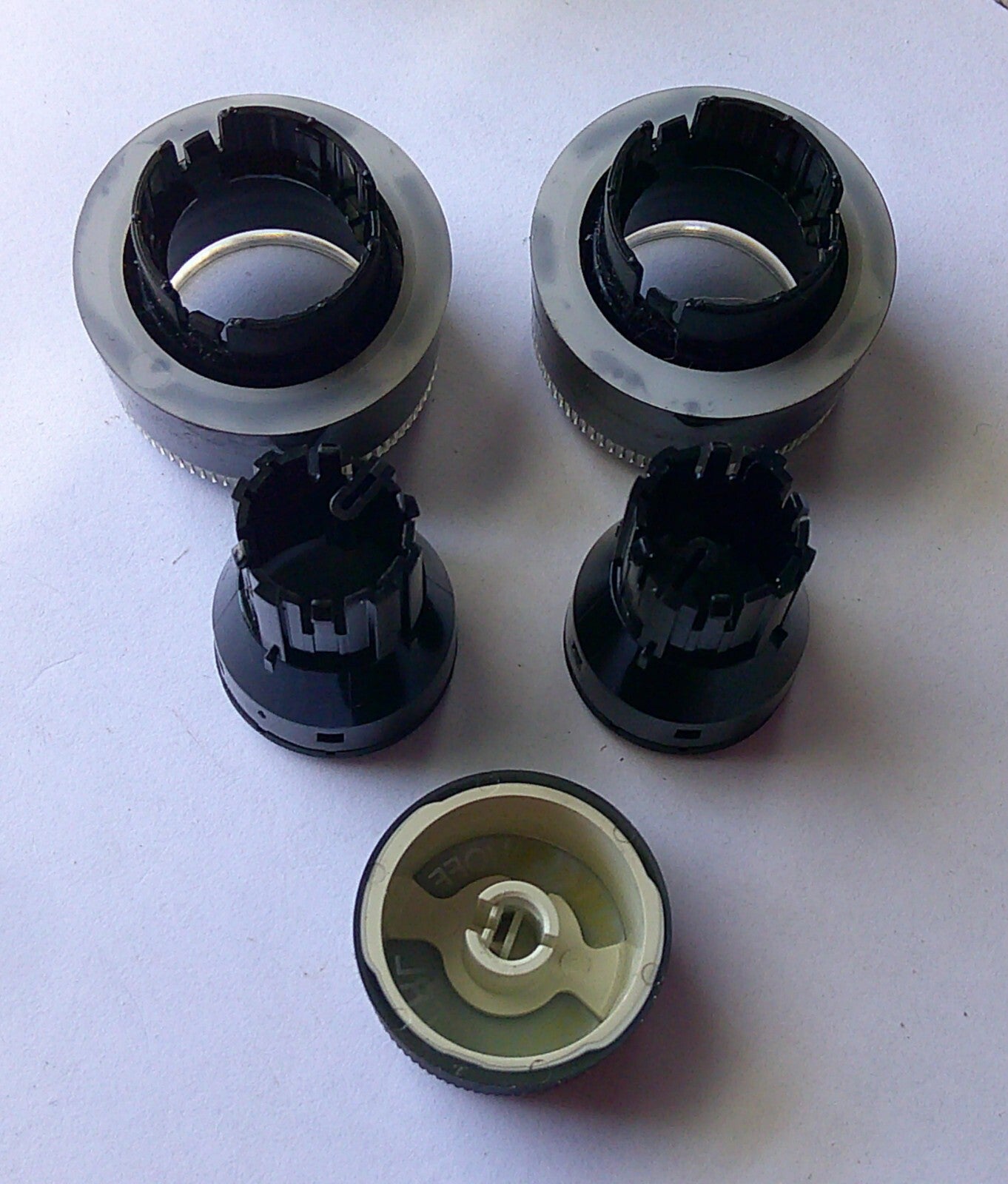 2005 - 2010 HONDA ODYSSEY STEREO RADIO TUNER KNOB SET FREE SHIPPING! - RarePartsFinder.Com
