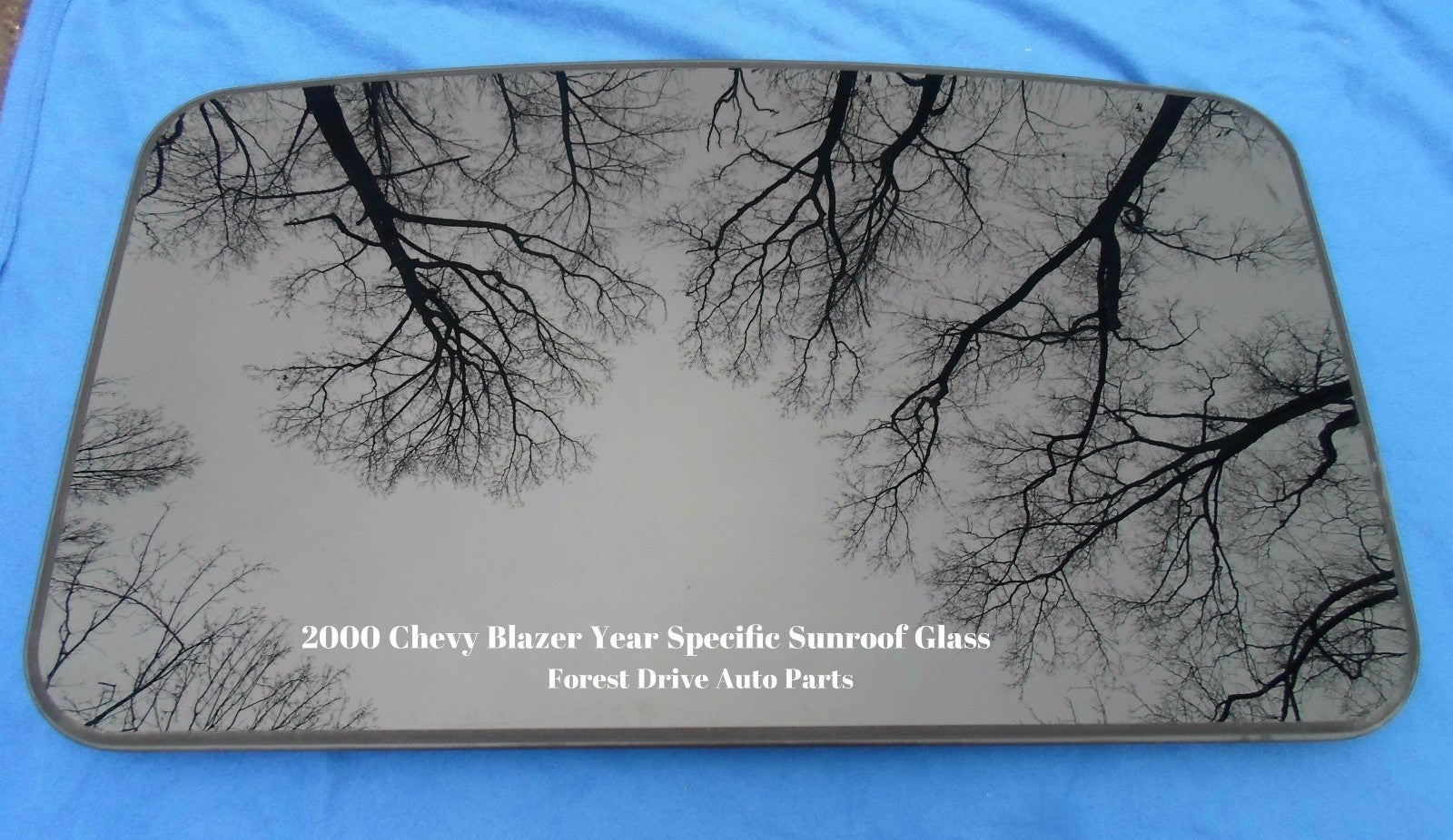 2000 CHEVY BLAZER  OEM FACTORY YEAR SPECIFIC SUNROOF GLASS PANEL FREE SHIPPING! - RarePartsFinder.Com