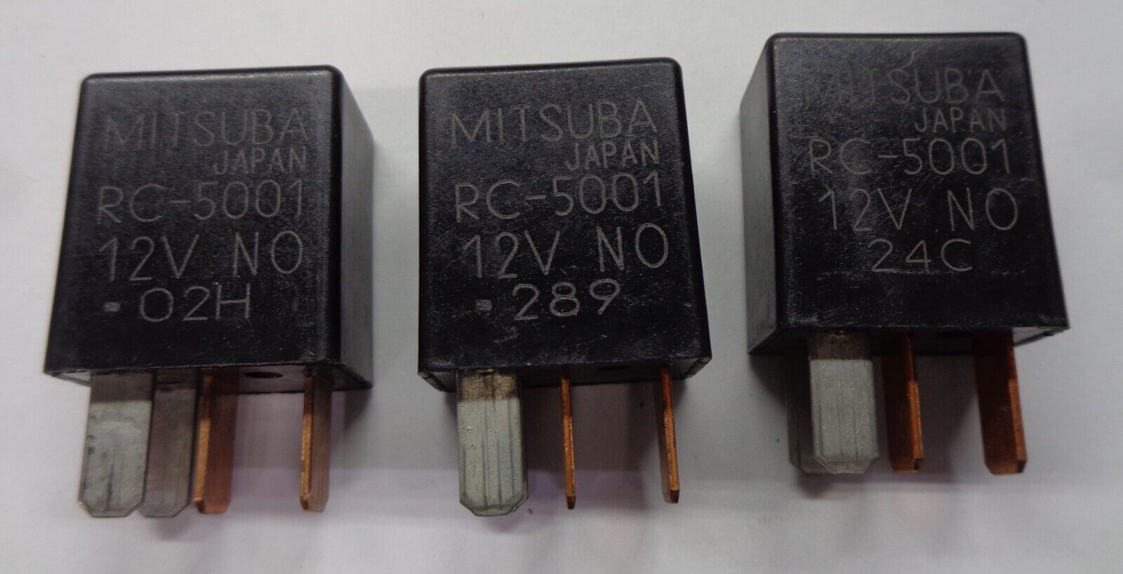 LOT OF 3 HONDA ACURA RELAYS MITSUBA RC-5001 TESTED FREE SHIP 1 YEAR WARRANTY! H1 - RarePartsFinder.Com