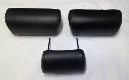 1999 - 2003 LEXUS RX300 REAR HEADREST HEAD REST SET BLACK LEATHER OEM FREE SHIP!