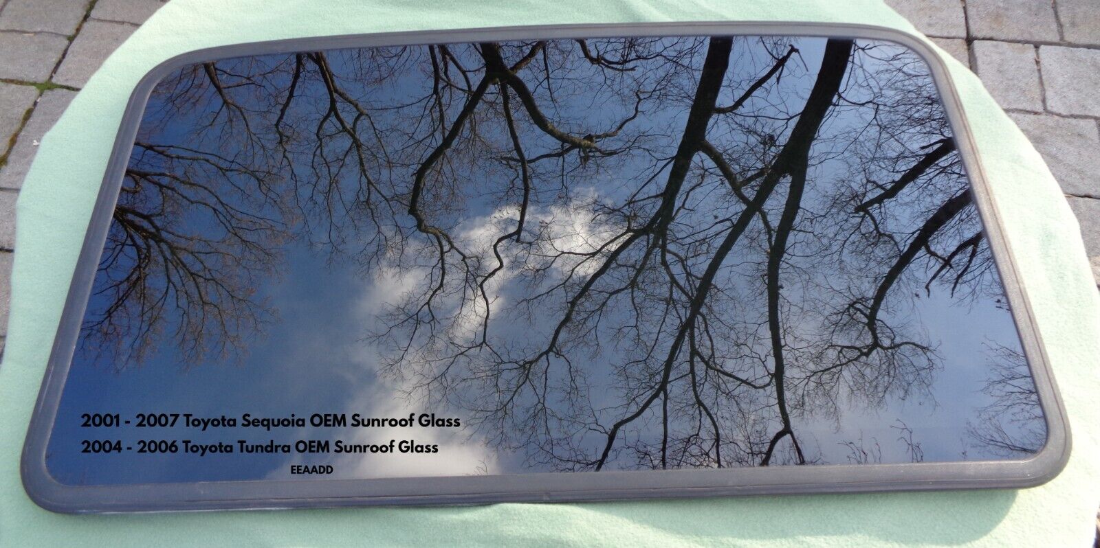 01 - 07 TOYOTA SEQUOIA 04 - 06 TUNDRA OEM  FACTORY SUNROOF GLASS FREE SHIPPING! - RarePartsFinder.Com