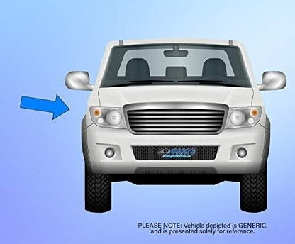 Front Passenger Side Fender Flare For 05 - 12 Toyota Tacoma Replaces 75085-04050 - RarePartsFinder.Com