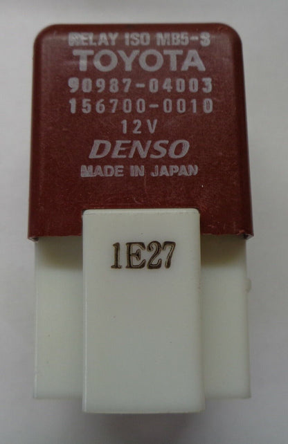 TOYOTA  RELAY 90987-04003  DENSO  TESTED 1 YEAR WARRANTY  FREE SHIPPING! T1 - RarePartsFinder.Com