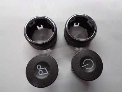 06 - 11 CADILLAC DTS  RADIO STEREO TUNER SELECTOR KNOB SET OEM - RarePartsFinder.Com