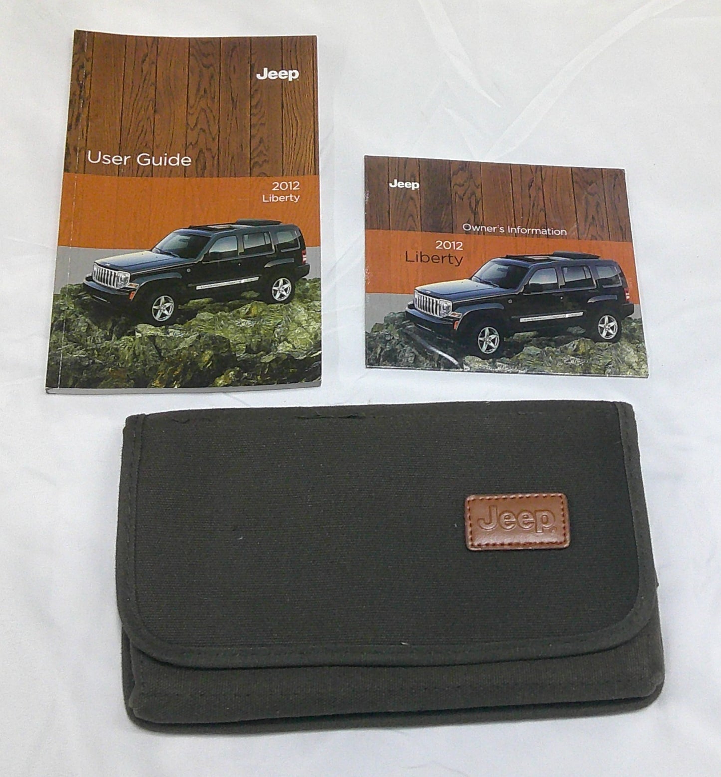 2012 Jeep Liberty Owner's Manual Set With Cloth Case Holder Unopened DVD OEM