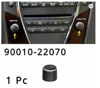 RADIO STEREO TUNER KNOB FOR 2009 - 2012 LEXUS ES350 90010-22050