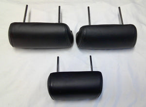 1999 - 2003 LEXUS RX300 REAR HEADREST HEAD REST SET BLACK LEATHER OEM FREE SHIP!