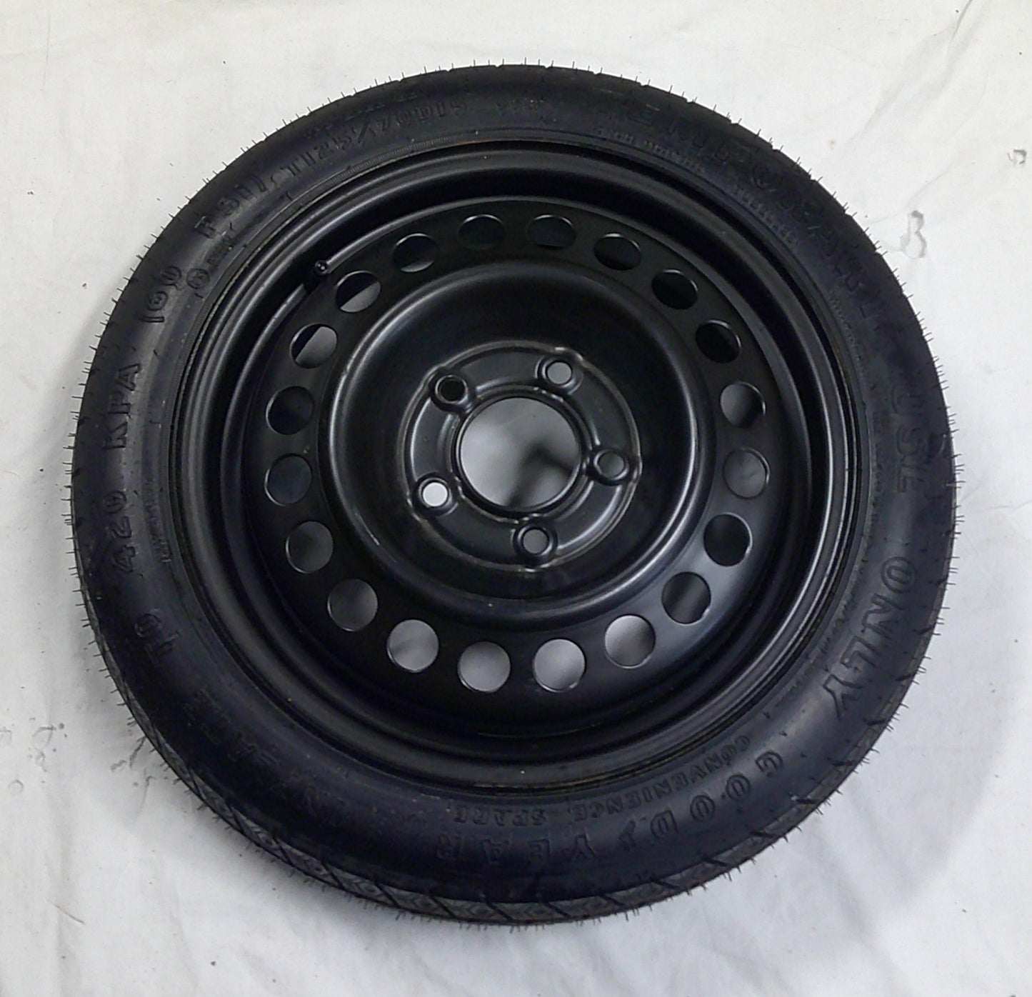 Never Used 85 - 93 Deville Emergency Spare Tire Wheel Donut OEM T125/70D15