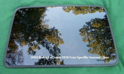 2005 BUICK LACROSSE YEAR SPECIFIC SUNROOF GLASS NO ACCIDENT OEM FREE SHIPPING! - RarePartsFinder.Com
