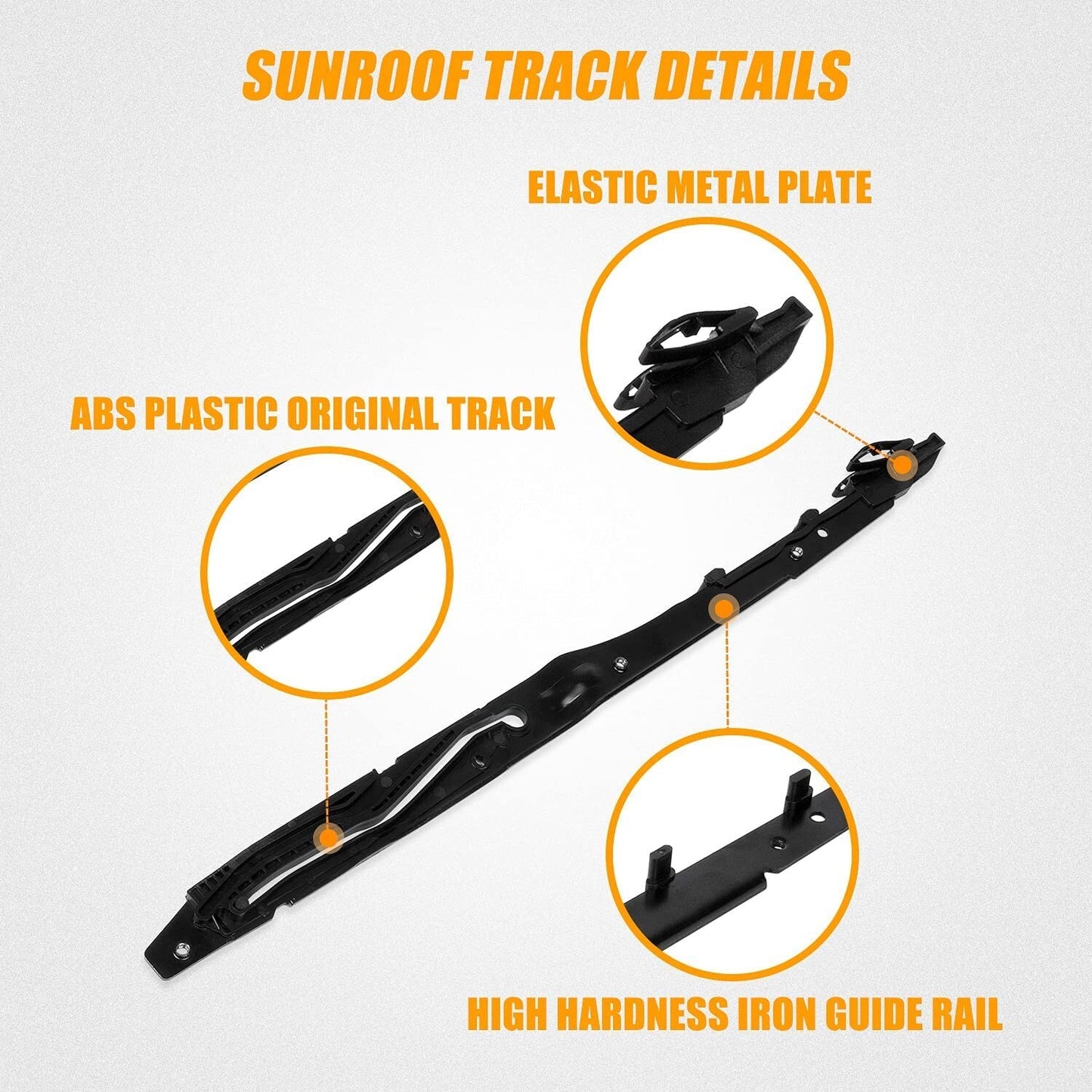 Sunroof Track Assembly Repair Kit for 2015-2020 F150 2017-2019 F250 F350 F450