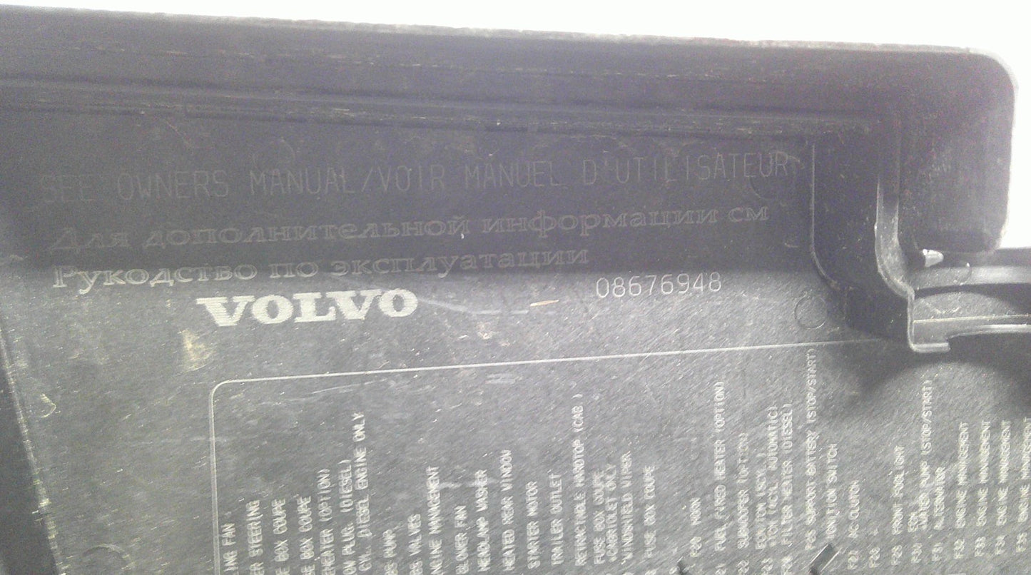 Volvo S40 C30 C70 V50 Engine Compartment Relay Fuse Cover Lid 30728349 R2