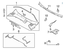 2010 - 2017 Volvo XC60 Cowel Engine Compartment Weatherstrip 30799290 W7