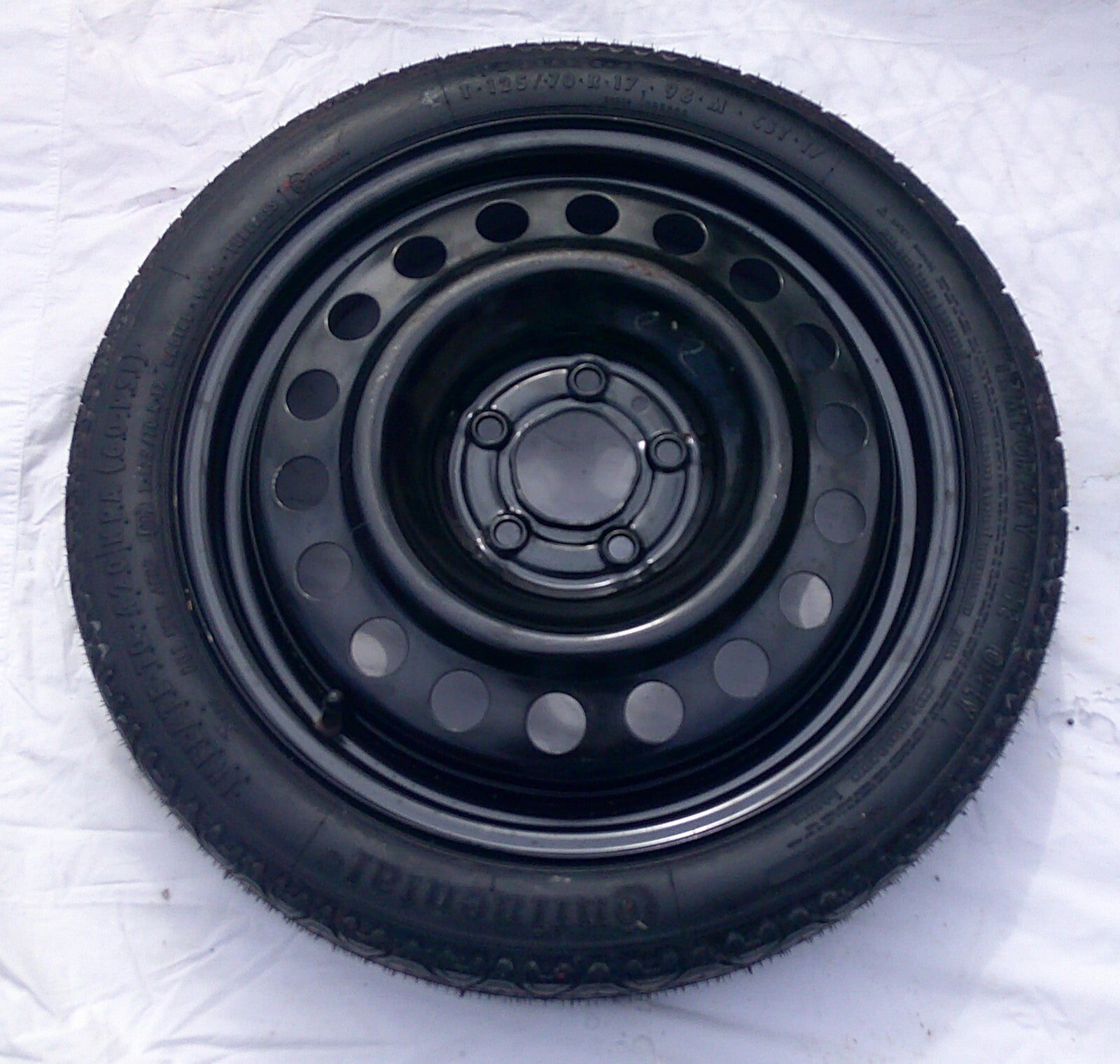 NEVER USED 2006 - 2011 Cadillac DTS OEM Emergency Donut Spare Tire - RarePartsFinder.Com