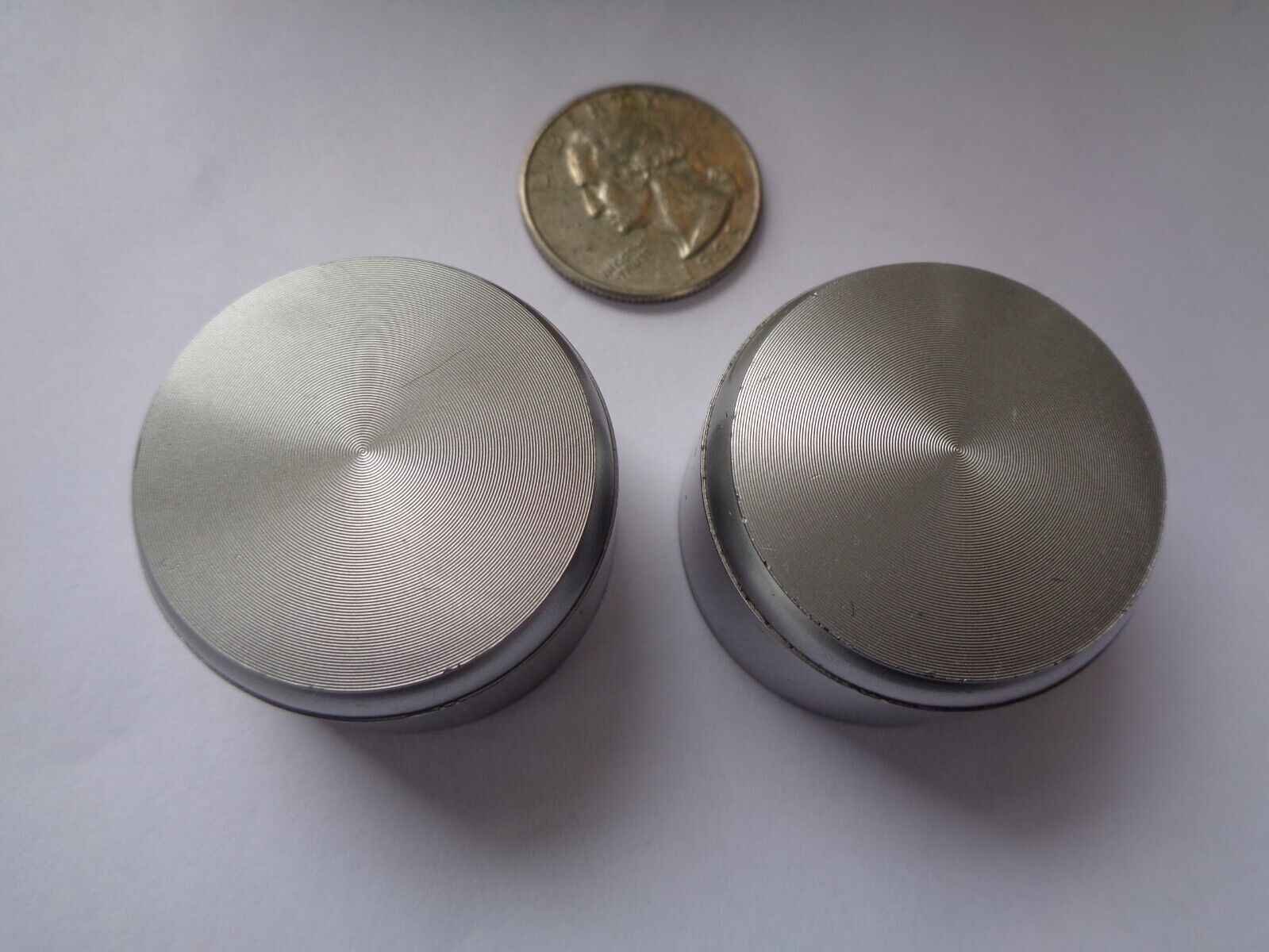 04 05 06 07 08 ACURA TL SILVER  STEREO TUNER RADIO KNOB SET OEM FREE SHIPPING - RarePartsFinder.Com