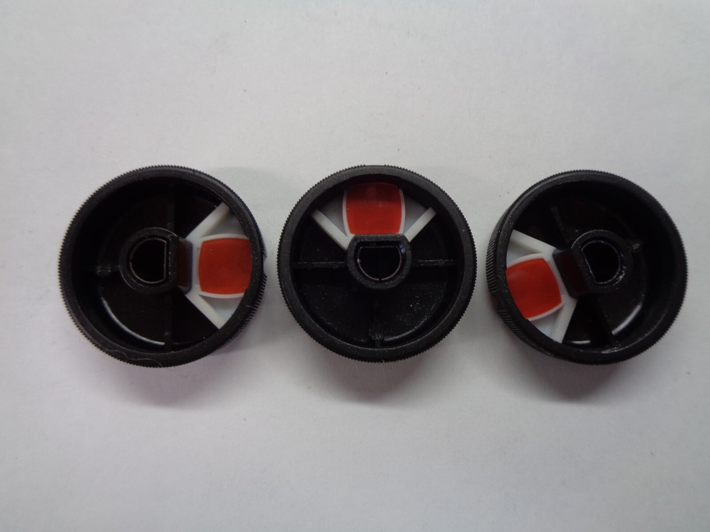 2001 - 2005 HONDA CIVIC RED LENS CLIMATE CONTROL AC KNOB SET OEM FREE SHIPPING