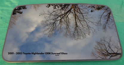 2001 2002 2003 TOYOTA HIGHLANDER OEM SUNROOF GLASS NO ACCIDENT FREE SHIPPING!