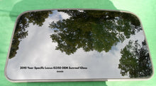 2010 LEXUS IS250 OEM FACTORY YEAR SPECIFIC SUNROOF GLASS PANEL FREE SHIPPING! - RarePartsFinder.Com