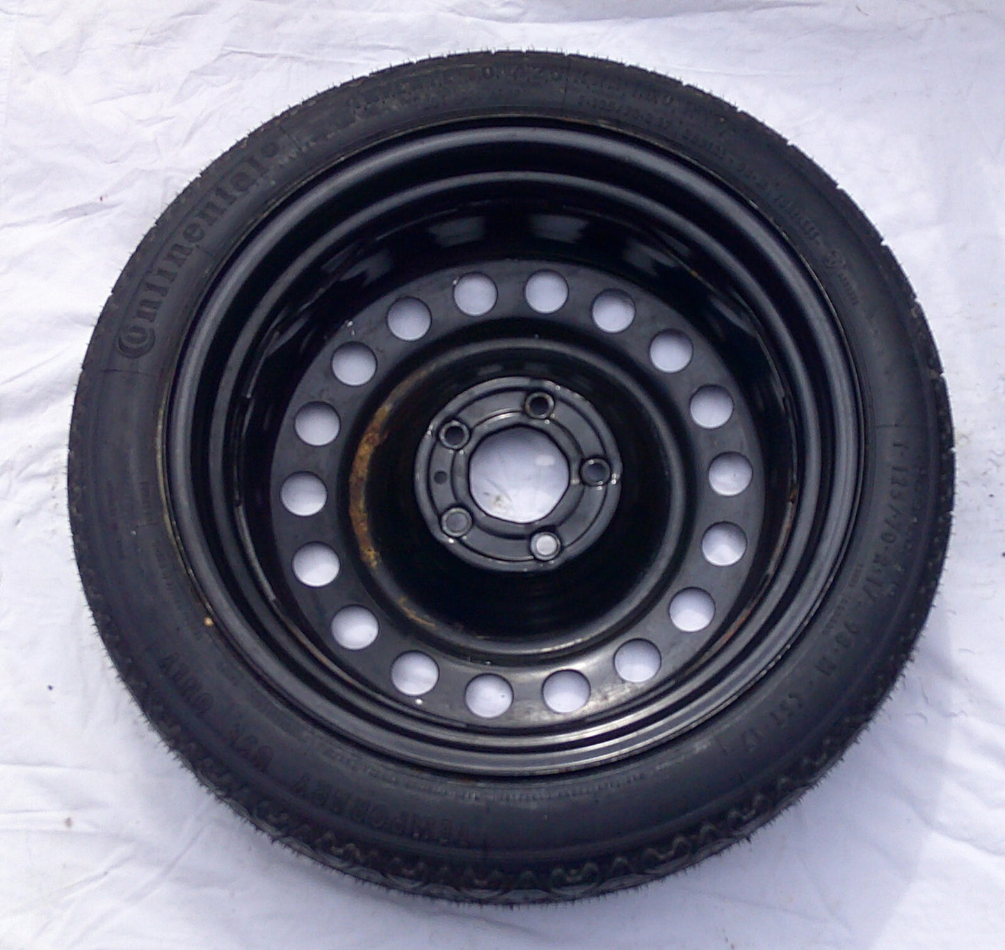 NEVER USED 2006 - 2011 Cadillac DTS OEM Emergency Donut Spare Tire - RarePartsFinder.Com