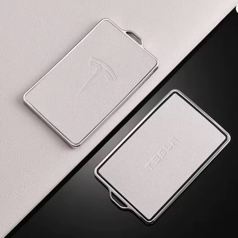 Leather Car Key Case Shell Cover Fob For Tesla Model 3 Model S Model X Model A19 - RarePartsFinder.Com