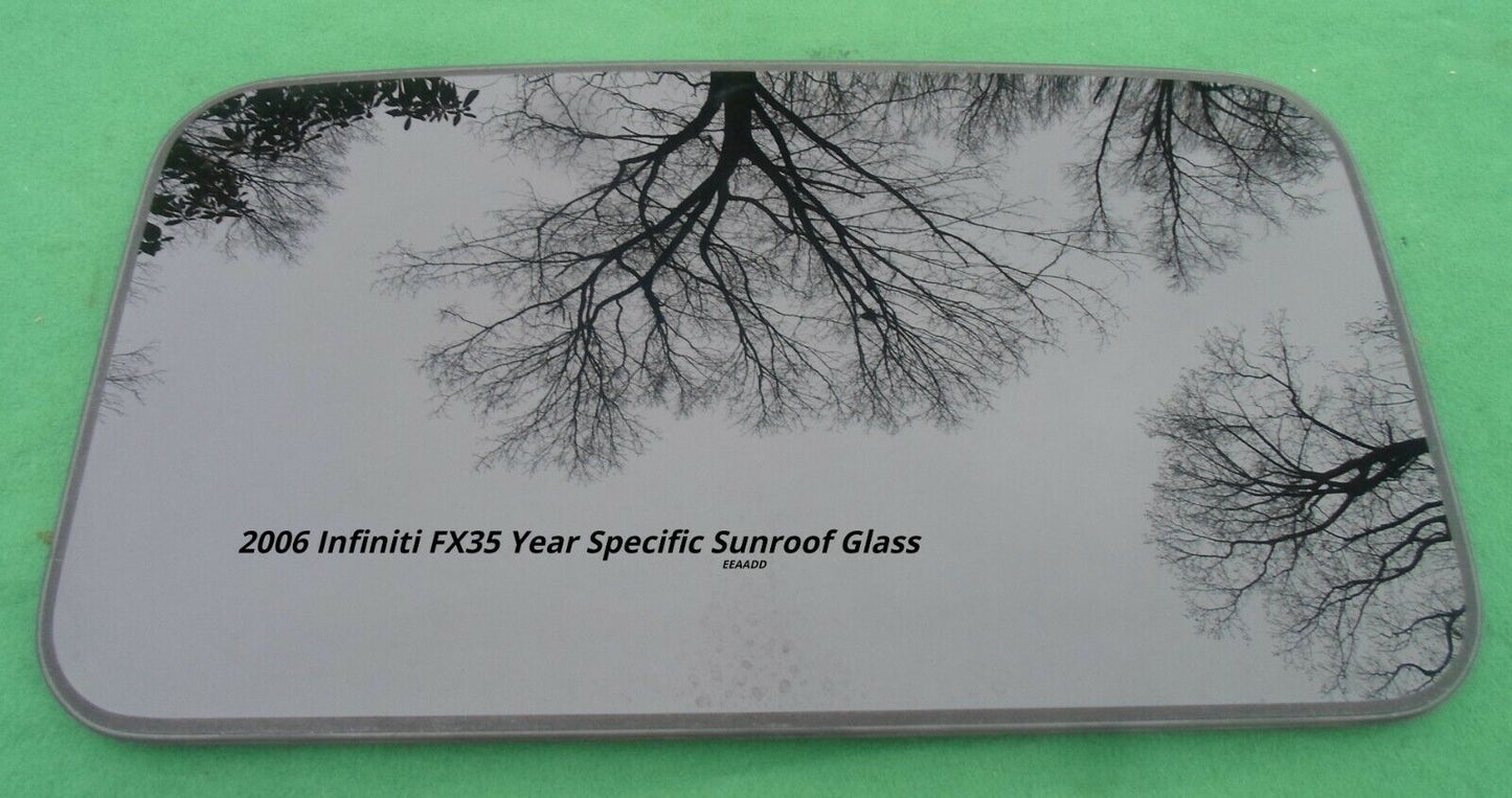 2006 YEAR SPECIFIC INFINITI FX35 OEM FACTORY SUNROOF GLASS FREE SHIPPING! - RarePartsFinder.Com