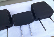 12 - 14 FORD FOCUS OEM BLACK CLOTH REAR LEFT RIGHT HEADREST SET FREE SHIP!