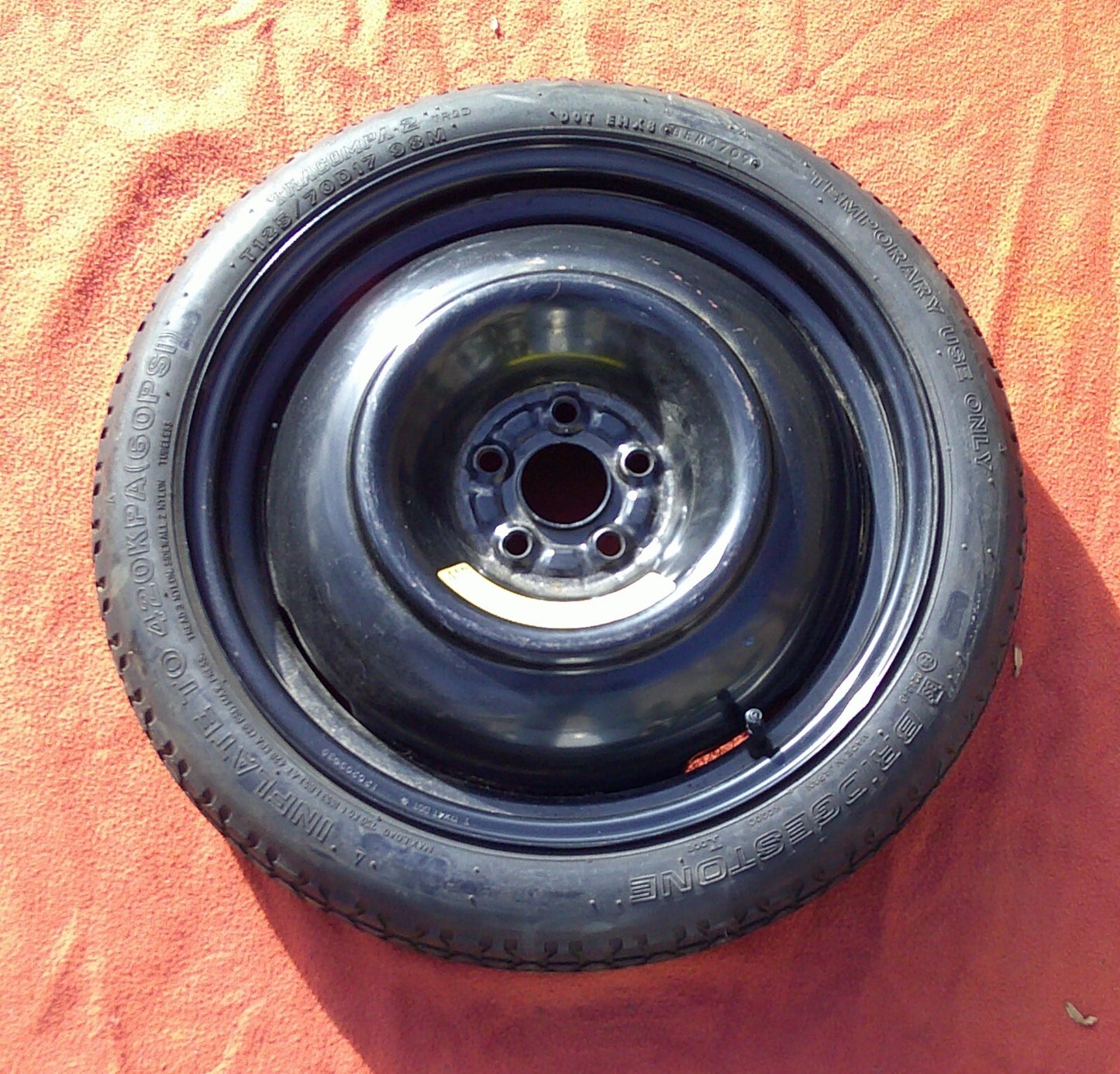 2010 - 2017 OEM Subaru Impreza Spare Rim Tire Donut in Good Shape Free Shipping