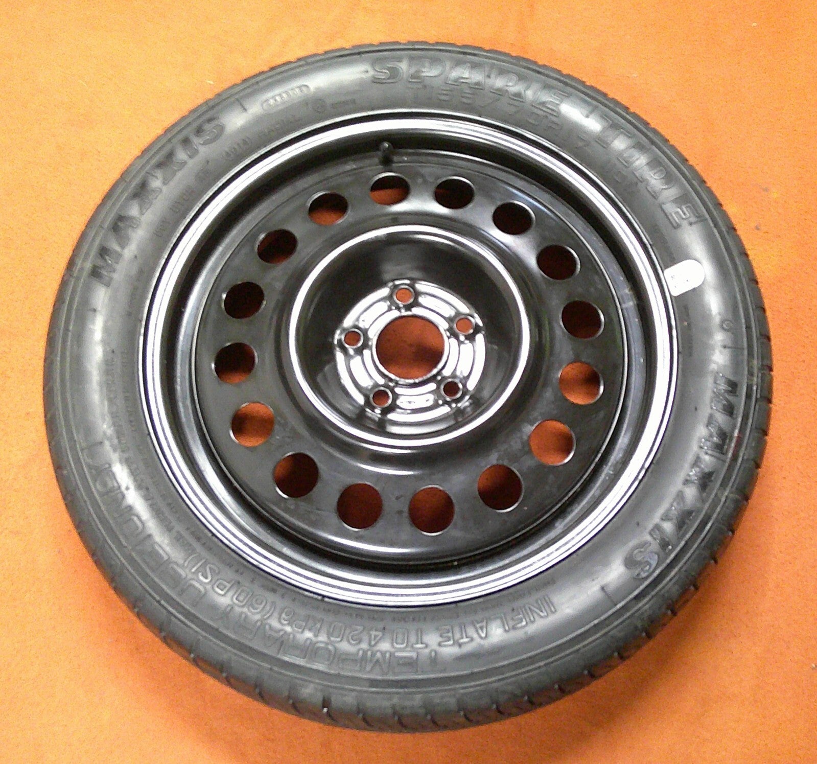NEVER USED 13 - 19 Ford Escape Emergency Spare Tire Wheel Donut OEM Free Ship - RarePartsFinder.Com