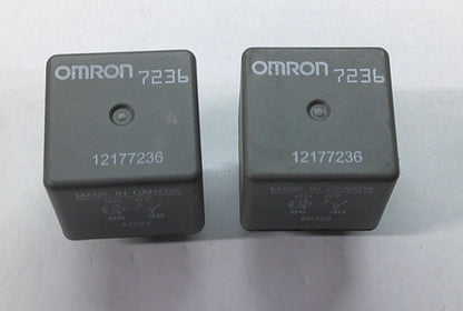 USA SELLER GM OMRON RELAY SET 12177236 TESTED 1 YEAR WARRANTY FREE SHIPPING GM9 - RarePartsFinder.Com